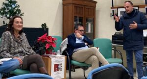 Cristina Ricci Console (Onoraria Regno Paesi Bassi), Giovanni Filiziu (Presidente Unione dei Comuni dell'Anglona e Sindaco di Perfugas), Giovanni Ligios (Sindaco di Osilo)